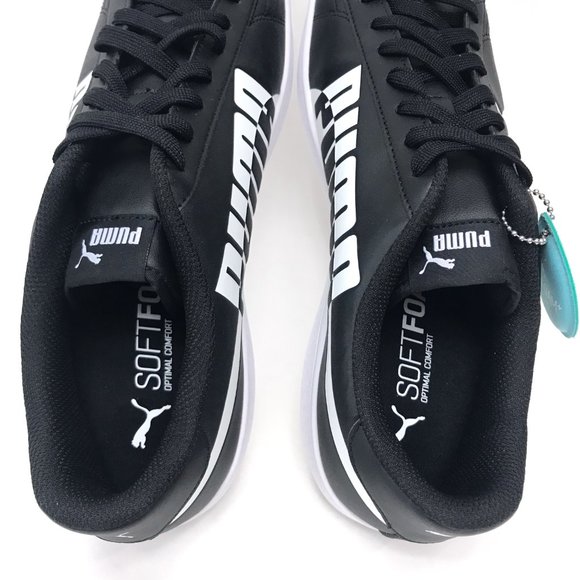 NWOB PUMA Black and White Smash v2 Max Sneakers Black and White Men’s Size 11.5 - Picture 12 of 13